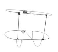 Hamwesh Double Fender Holder, 304 Stainless Steel, Foldable Boat Rack, 11in | Marine Bumper Hanger, Weather Resistant, Fits 7/8in to 1in Rails, Yacht Kayak Storage, Compact Deck Space Saving