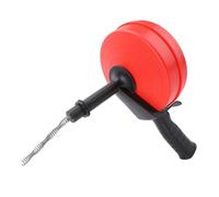 Hamwesh Drain Auger, Heavy Duty Flexible Drain Snake Clog Remover, Plumbing Snake Tool with Handle and 2 Modes for Sink, Bathtub, Bathroom, Kitchen, Toilet Unblocking (ABS,65 Manganese Steel 2)