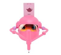 Hamwesh Drawing Robot for Kids, Interactive Educational Drawing Machine Montessori Painting Learning Toy with 100 Pre-Printed Cards 14 Color Pens for Children (Pink)