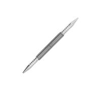 Hamwesh Durable Double Head Metal Nail Drill Tool for Trimming and Surface Treatment, Practical Spring Nail Placer for Craftsmen