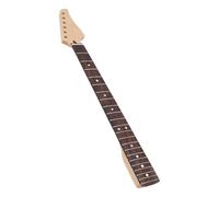 Hamwesh Electric Guitar Neck, 22 Frets Rosewood Fingerboard Adjustable Truss Rod Maple Neck with Pre Drilled 10mm Tuner Holes for ST Style Replacement