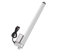 Hamwesh Electric Linear Actuator, 1000N DC 12V Quiet Operation Under 42dB IP54 Water Resistant Linear Actuator, All Metal Housing with Fixing Brackets for Automotive Devices (Stroke 400mm)