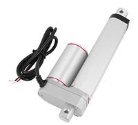 Hamwesh Electric Linear Actuator, 1000N DC 12V Quiet Operation Under 42dB IP54 Water Resistant Linear Actuator, All Metal Housing with Fixing Brackets for Automotive Devices (Stroke 100mm)