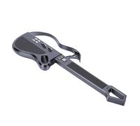 Hamwesh Electric Musical Guitar for Kids, Stringless Smart Design Wireless Bluetooth Foldable Music Instrument with Multicolor LED Lights 7 Tones Rechargeable Battery for Toddlers 3-12 (Black)