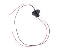 Hamwesh Electric Slip Ring, 2 Wires 2A 22mm 250RPM Fiber Brush Technology Electrical Connector, Power Slip Rings with Gold Contacts Low Noise Design for Testing Equipment