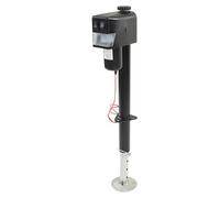 Hamwesh Electric Trailer Jack, 12V DC 3500lbs Heavy Duty Power Tongue Jack, 495mm Stroke Electric Tongue with Front LED Light and Manual Crank for Trailers Campers Boats