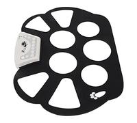 Hamwesh Electronic Drums, 9 Pads 2 Pedals Foldable Roll Up Built-in Speakers Recording, Roll Up Drum Pad, Practice Drum Pad with USB Power for Kids Adults Beginners (W758)