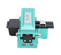 Hamwesh Fiber Optic Cleaver, Precision 24 Blades 48000 Cuts <0.5° Angle Fiber Optic Cable Cutter, Optical Cleaver with Built in Scale 250μm 900μm 3.0mm Slots for Industrial