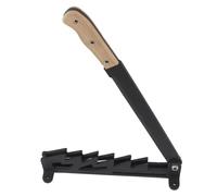 Hamwesh Firewood Splitter, Wall Mounted Manual Kindling Splitter Heavy Duty Portable Log with Safety Ring for Indoor Outdoor Camping Home Use