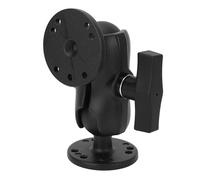 Hamwesh Fish Finder Mount, Heavy Duty Aluminum Alloy Double Ball Mount with 2 Round Plates, Double Socket Arm, 1.5 Inches C Size Ball Adapters for Tablets, Cell Phones