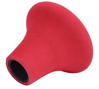 Hamwesh Fishing Rod Spherical Belly Top, Compact Shock Absorbing EVA Fishing Rod Support, Portable Pole Holder with Non Slip Base for Boat Drift and Iron Plate (Red)