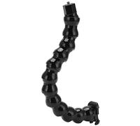 Hamwesh Flexible Arm Bracket Mount with 1/4in Screw for Sports Camera Gooseneck Jaws 12 Section Universal ABS Material Black