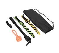 Hamwesh Flirt Pole, Retractable Adjustable Aluminium Alloy Interactive Dog Toy, Dog Rope Toy with Elasticated Cord for Outdoor Exercise Training Small Medium Large Dogs