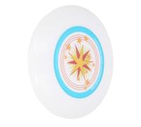 Hamwesh Flying Disc, Ergonomic Anti Slip Texture LED Light Up Flying Disc, Plastic with Storage Bag for Parks Beach Camping Adults Kids Outdoor Activities (Sky Blue)