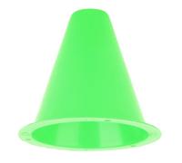 Hamwesh Football Marking Discs, Bright Color Wind Resistant Stable Design Soccer Training Cones, Football Training Discs with Flat Bottom for Soccer Practice Ground and Carrying Storage (Green)