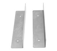 Hamwesh Garage Door Seal Guards, 2 Pcs Stainless Steel Permanent Fix Vermin and Snakes Guard Protection Kit, with Drill Bit and Installation Screws, for Most Standard Garage Doors