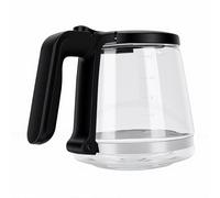 Hamwesh Glass Coffee Carafe, 1.8L 12 Cup Heat Proof Shatter Proof Pot for Coffee Maker Replacement, Dishwasher Safe Borosilicate Glass Carafe with Open Handle for Home Workplace