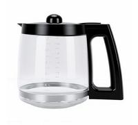 Hamwesh Glass Coffee Carafe 12 Cup 1.8L Universal Replacement Pot Borosilicate Glass with Sturdy Handle and Wide Mouth for Easy Cleaning Compatible with Most Coffee Makers