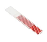 Hamwesh Graphite Carpenter Pencil Refill, 24 Pieces 2.8mm Refills with Storage Boxes for Woodworking Construction Sketching (Red)