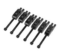 Hamwesh Guitar Bridge Saddles, 6PCS Metal Tremolo Bridge Saddles for String Breakage Prevention Improve Tone Floyd Rose Parts with Screws and Hex Wrench for Electric Guitar