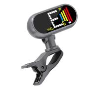 Hamwesh Guitar Tuner, 360 Degree Rotatable Clip On Guitar Tuner Electric with LCD Color Display Three Color Pointer for Chromatic Guitars Bass Ukulele
