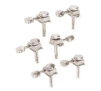 Hamwesh Guitar Tuning Pegs, 6Pcs Locking Tuners Machine Heads String Tuning Keys for Left Handed Acoustic Guitar with Improved Stable Shaft and Electroplated Surface