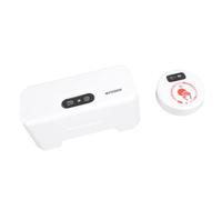 Hamwesh Hamwesh Touchless Toilet Flush Kit, 1800mAh USB Rechargeable Infrared Sensor Automatic Toilet Flusher Sensing Flusher with Long and Short Extension Heads for Home Hotel Public Use