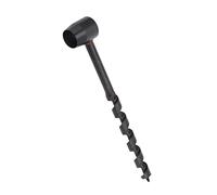 Hamwesh Hand Auger, Carbon Steel Self Tapping Screw Bushcraft Hand Drill, Camping Auger with Small Size for Shelters Camping Woodworking Drilling (16-230mm)