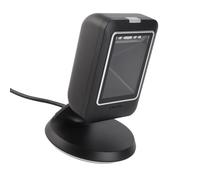 Hamwesh Hands Free Barcode Scanner, Barcode Reread Prevention 2D Scanner, Desktop with Self Sensing Scanning for Retail POS PC Library