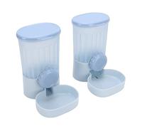 Hamwesh Hanging Pet Food Water Dispenser, Automatic Gravity Feeder and Waterer Set with Detachable Design for Large Cats Dogs Puppy Kitten Rabbit Guinea Pig