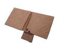 Hamwesh Heated Seat Cushion, Portable Folding 3 Temperature Levels 50°C 59°C 65° Stadium Seat Cushion, Warmer with Power Bank Pocket for Bleachers Outdoor Camping Sports (Khaki)