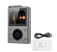 Hamwesh Hifi Player, ALPS Wheel Control Compact Portable Player, Dap with 2.4 Inch Color Display and 3000mAh Battery for Music on the Go (Metallic Gray)
