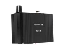 Hamwesh High Gain Microphone Preamplifier, 48V Power Supply, XLR Output for SM7B, 55SH Dynamic Condenser Microphone Amplifier, Compact, Lightweight, Black Metal Shell, 1 Piece for Home Studio