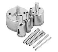 Hamwesh High Hardness Coated Drill Bit Set for Marble Granite Ceramic, Essential Tool for Construction Workers and Craftsmen