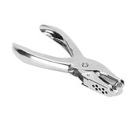 Hamwesh Hole Punch Pliers, Heavy Duty Steel Resistance Not Easy to Deform Hole Puncher, Leather Strap Punching Tool with Comfortable Grip for Belt Notepad Kraft Paper Office