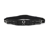 Hamwesh Horse Training Surcingle, 3-Position Adjustable Comfortable Breathable Lightweight Horse Lunging Surcingle, for Horses with Zinc Alloy Buckles for Conditioning (Small 26x5cm)