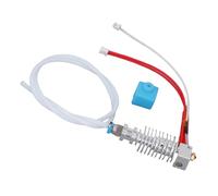 Hamwesh Hotend Kit, 0.4mm Brass Nozzle Easy Swap with Heating Tube Thermistor, Assembled Extruder Hot End for 3D Printer Replacement with Silicone Cover for Thermal