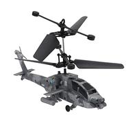 Hamwesh Induction Aircraft Toy, Stable Flying Auto Power Off USB Rechargeable Soft Blades Induction Helicopter Toy, Flying Airplane with USB Rechargeable Cord for Kids Over 8 Years Old (Blue)