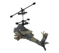 Hamwesh Induction Aircraft Toy, Stable Flying Auto Power Off USB Rechargeable Soft Blades Induction Helicopter Toy, Flying Airplane with USB Rechargeable Cord for Kids Over 8 Years Old (Camouflage
