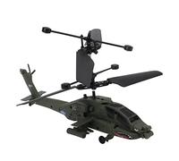 Hamwesh Induction Aircraft Toy, Stable Flying Auto Power Off USB Rechargeable Soft Blades Induction Helicopter Toy, Flying Airplane with USB Rechargeable Cord for Kids Over 8 Years Old (Green)