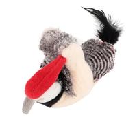 Hamwesh Interactive Flying Bird Cat Toy for Indoor Cats, Vivid Chirping Flapping Wings Plush Toy, USB Rechargeable Sparrow Shaking for Kitten Kitty Exercise