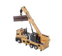 Hamwesh Kids Crane Truck, Friction Dynamic Design Alloy Material with Construction Equipment for Christmas Birthday Gifts