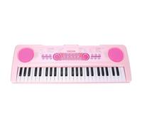 Hamwesh Kids Keyboard Piano, 49 Key Electronic Piano with Microphone for Children, Multifunctional Music Educational Instrument with 3.5mm Audio Interface for Girls Boys Beginners