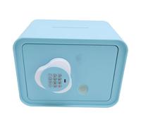 Hamwesh Kids Money Safe, Smart Fingerprint Password Withdrawal Function Automatic Paper Money Scroll Mini Safe For Kids, Large Capacity Small Box with USB Cable For Children Savings (Green)