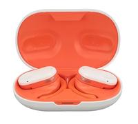Hamwesh Language Translator Earbuds, Supports 144 Languages Bluetooth 5.3 Real Time Translation Earbuds Online Translator Device with Dual Mode Control for Travel Business Learning (White Orange)