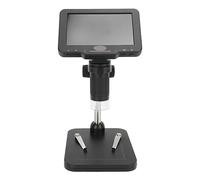 Hamwesh LCD Digital Microscope, 5 Inch 1080P USB Microscope, Coin Magnifier with 50X-1000X Magnification, 8 LED Lights, 1800mAh Battery for Adults, Circuit Board Repair, Coin Collecting