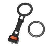 Hamwesh Magnetic Phone Tripod Mount, N52 Super Strong Magnet 360 Degree Adjustable Dual Axis Damping, Aluminum Alloy Construction with 1 4 Inch Thread Interface for IOS 12 13 14 15 16 17