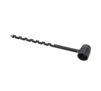 Hamwesh Manual Auger Drill, Self Tapping Screw Carbon Steel Portable Wood Drill, Hand Auger Wrench with Lightweight Small Size for Camping, Building Shelters and Woodworking Tasks (10-230mm)