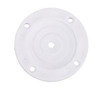 Hamwesh Marine Utility Rod Grommet, 7.05cm OD PVC White Marine Rigging Grommet, White Round Rod Holder with Screws for Boats Yachts