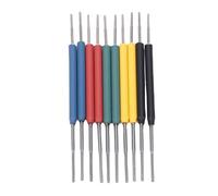 Hamwesh Micro IC Hook Clip, No Welding Insulated Layer Test Hook Clip, Multimeter Test with Jump Wire Storage Box for TSSOP MSOP SOP QFP